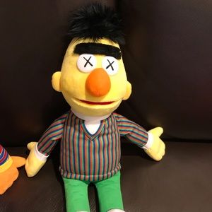 Uniqlo kaws Sesame Street Bert plush